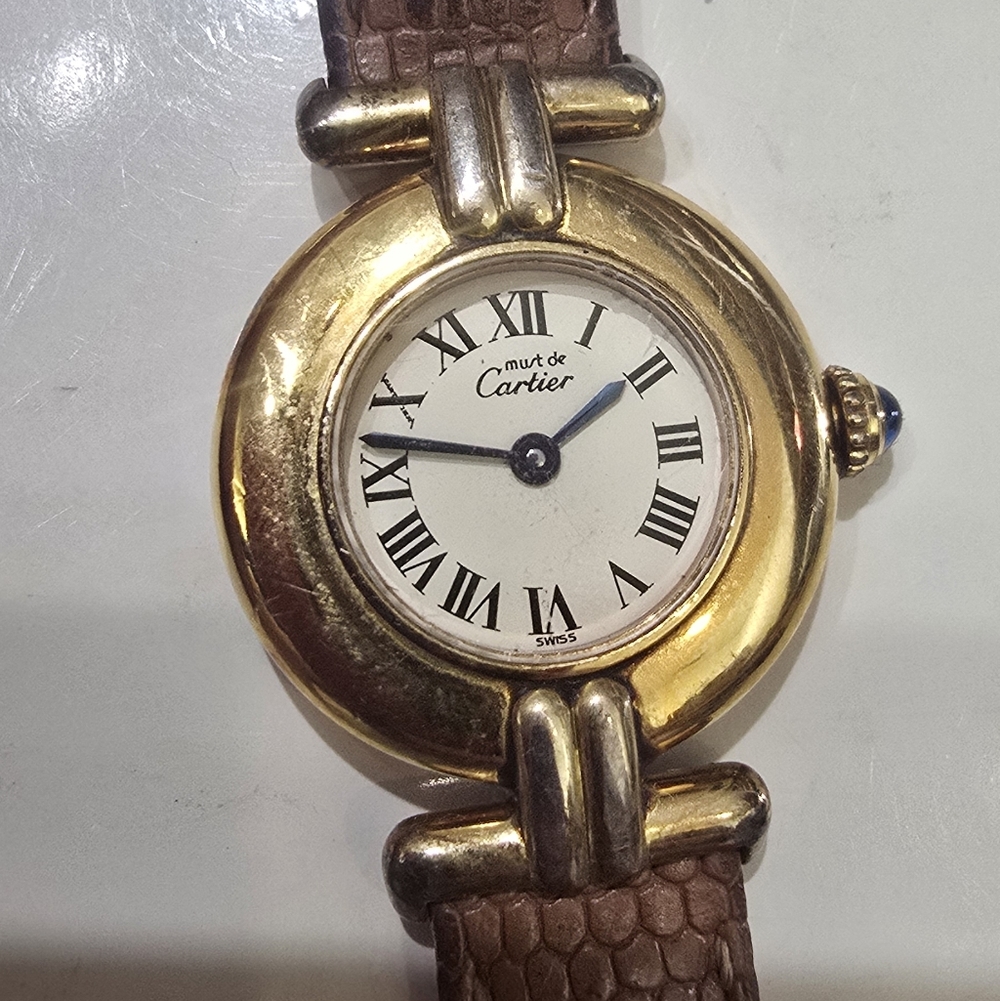 Vintage Must de Cartier Vermeil Watch – Paris - Picture 7 of 7